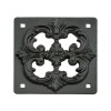 Varios forja - Mirilla Decorativa 73278 120x120 mm Negro
