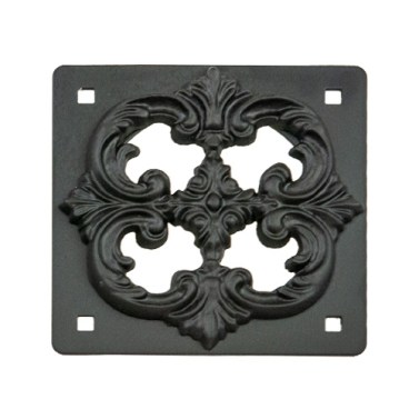 Varios forja - Mirilla Decorativa 73278 120x120 mm Negro