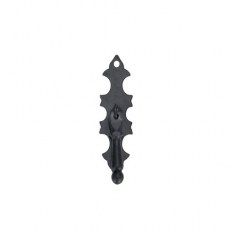Tiradores de forja - Péndulo Puerta 73859 25x80 mm Negro