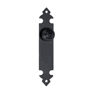 Tirador Pomo 73879 Placa Lisa 30x150 mm Negro