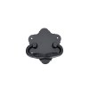 Tiradores de forja - Asa Arcón 73894 Placa 115x115 mm Negro