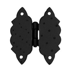 Bisagras y pernios de forja - Bisagra Mariposa 73952 80x33 mm Negro