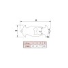 Varios forja - Bocallave Mueble Horizontal Negro