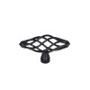 Tiradores de forja - Tirador Farolillo 73981 62x45 mm Negro