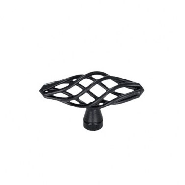 Tiradores de forja - Tirador Farolillo 73981 62x45 mm Negro
