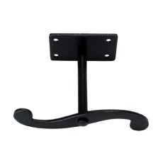 Fallebas y Cremonas para Ventanas - Ese Retenida con Placa para Atornillar 130x100 mm Negro