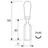 Gubia Tallista 741 11 mm
