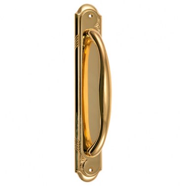 Manillón con Placa 743 Baño Oro