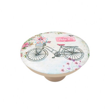 Pomos mueble - Pomo 750 ABS Serigrafía Bicicleta