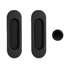 Kit Corredera Redondo de Paso 75220 Negro Mate