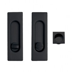 Kit Rectangular Puerta Corredera de Condena 75400 Negro Mate