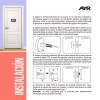 Mirillas - Mirilla Digital AYR 759 HD Níquel Mate