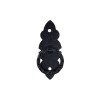 Tirador Anilla Vertical 75A 90x38 mm Negro