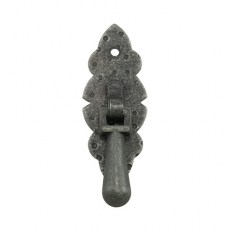 Tiradores de forja - Tirador Péndulo Vertical 75P 80x30 mm Plata Vieja