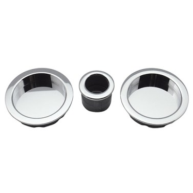 Kit Corredera Redondo de Paso 7610 Cromo Brillo