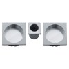Kit Corredera Cuadrado de Paso 7630 Cromo Satinado