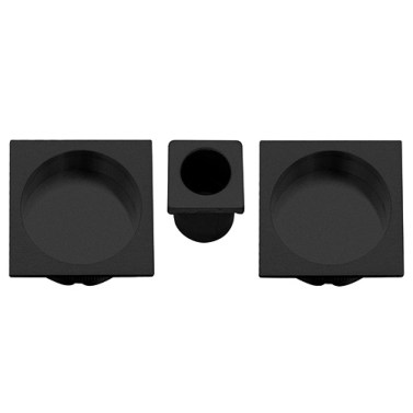 Kit Corredera Cuadrado de Paso 7630 Negro Mate