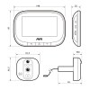 Mirillas - Mirilla Digital WiFi AYR 763 Cromo Brillo