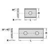 Consumibles para herramientas - Cuchilla 790 Estándar 2 Cortes 30x12 mm Madera