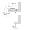 Blum Bisagra Falso Rincón Solapada Ø35mm Blumotion Ejes 45mm Tacos 8mm