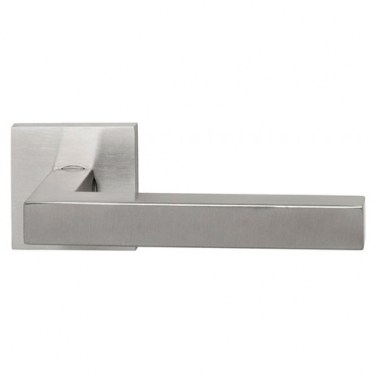 Manivelas con roseta - Juego Manivelas con Roseta Cuadrada 8061C Inox AISI 304