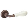 Juego Manivela con Roseta 808 RK DEV Marrón Porcelana Marfil
