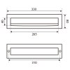 Buzones - Bocacartas Rectangular 8142 Inox