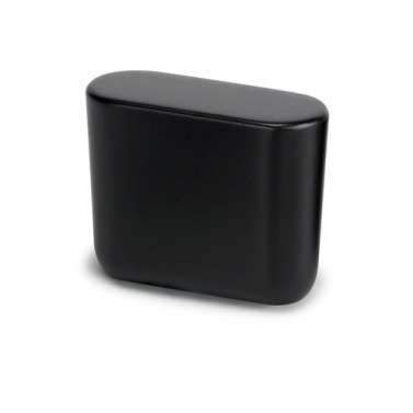Pomo Mini 8171 34x14 mm Negro Mate