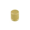 Pomo Grooves 8181 Oro Cepillado