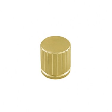 Pomo Grooves 8181 Oro Cepillado