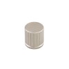 Pomo Grooves 8181 Níquel Cepillado