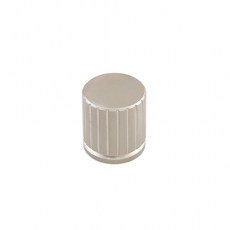 Pomo Grooves 8181 Níquel Cepillado