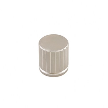 Pomo Grooves 8181 Níquel Cepillado