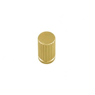 Pomo Grooves 8182 Oro Cepillado