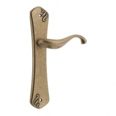 Manivelas con placa - Juego Manivelas con Placa Latina Envenjecido