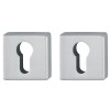 Juego Bocallaves Cuadrados 843KS Aluminio Efecto Inox