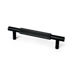 Tirador Estriado 850022 Ejes 128 mm Negro