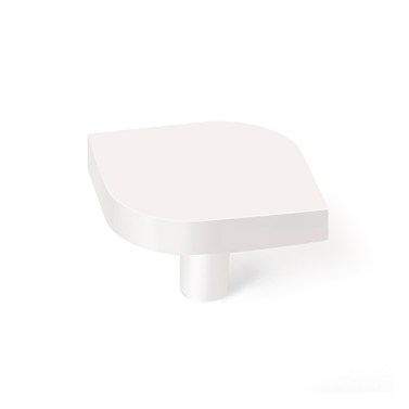 Pomo Aluminio 865 34 mm Blanco Mate