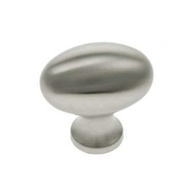 Pomo Metal 8671 Níquel Cepillado