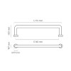 Tirador 882018 160 mm Envejecido
