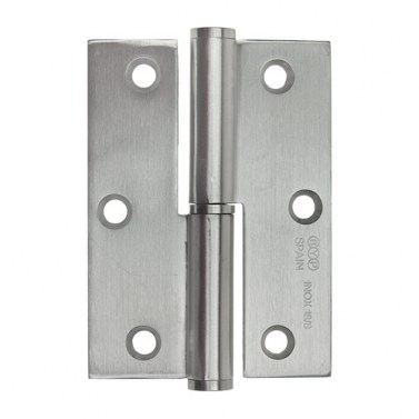 Bisagras de pala - Bisagra Inox 90x65 mm Izquierda