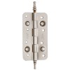 Bisagra Seguridad 912 150x80 mm Canto Redondo con Remate Níquel Mate