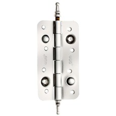 Bisagra Seguridad 912 150x80 mm Canto Redondo con Remate Níquel Brillo