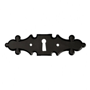 Varios forja - Bocallave Horizontal Gorja 130x34 mm Negro