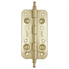 Bisagras de seguridad - Bisagra Seguridad 916 150x80 mm Canto Redondo con Remate Dorado
