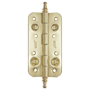 Bisagras de seguridad - Bisagra Seguridad 916 150x80 mm Canto Redondo con Remate Dorado