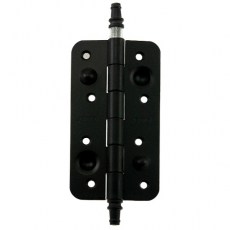 Bisagras de seguridad - Bisagra Seguridad 916 150x80 mm Canto Redondo con Remate Negro