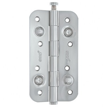 Bisagras de seguridad - Bisagra Seguridad 916S 150x80 mm Canto Redondo Cromo Mate