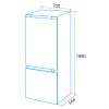 Frigoríficos - EDESA Frigorífico EFC-7832 DNF EX 2 Puertas Inox