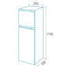 Frigoríficos - EDESA Frigorífico EFT-1711 EX 2 Puertas Inox